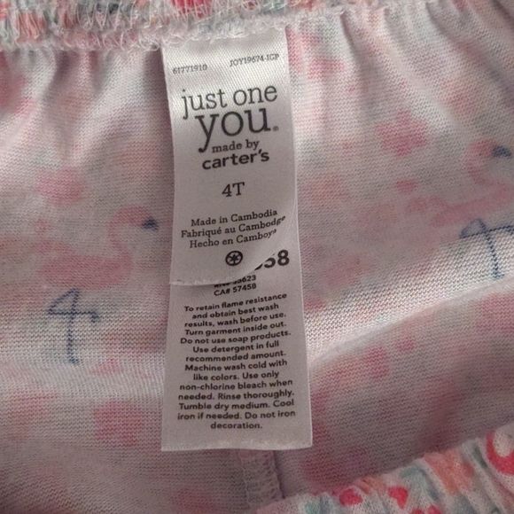 Just One You - Toddler Size 4T - Pajama Shorts & Tank top set - Picture 4 of 9